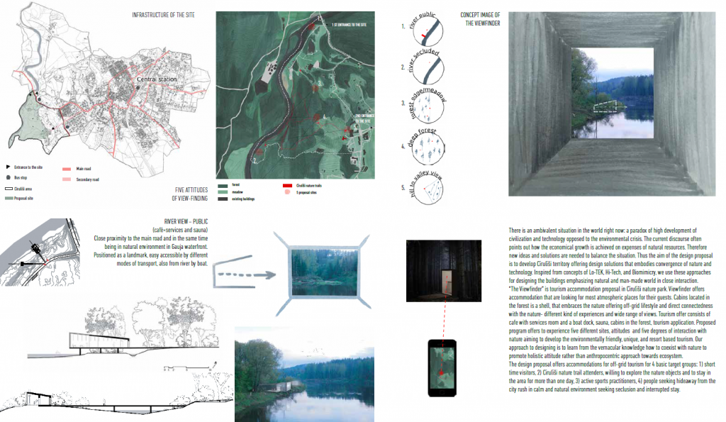 Undergraduate student project "Enabling and celebrating nature and technology convergence through off-grid solutions" made by Aiga Daumante, Ieviņa Kaupuža, Ihsan Rıfat Artar.